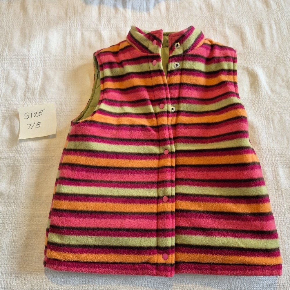 Gymboree girls size 7/8 or Medium Fall Homecoming Outlet vest rev. 2011 EUC - Picture 3 of 5